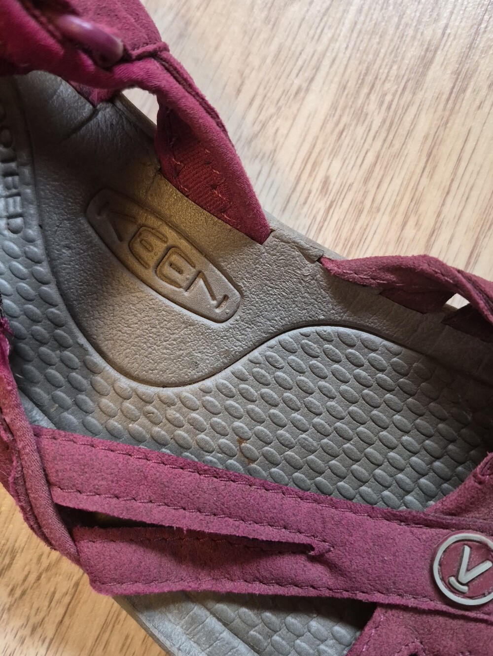 Keen Women's Maroon Strappy Sport Sandals - Picture 2 of 5